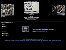 Tablet Screenshot of davessound.com